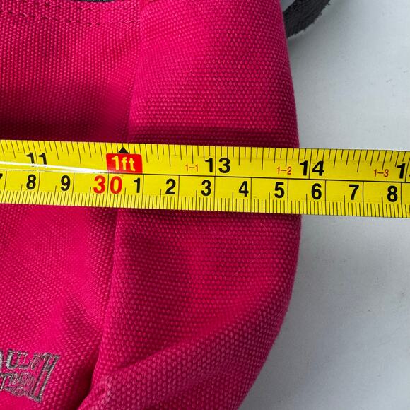 Duluth Trading Co. Canvas Cross Body Travel Messenger Style Shoulder Bag Red - Picture 6 of 8